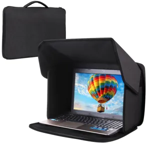 Cotton Blend Waterproof Laptop Sunshade Cover Anti Glare Privacy Protector Business Travel Computer Sleeve For Notebook