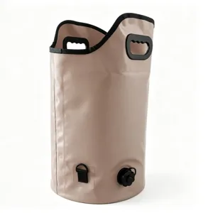 Secchio per pediluvio pieghevole portatile con valvola di scarico, vasca termica PVC per esterni