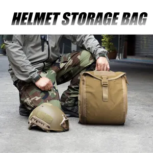 Taktische Helm Aufbewahrungstasche Outdoor Training Nylon Molle Ausrüstung Helm Tragetasche