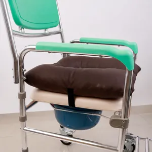 Thickened commode chair cushion pressure relief cushion for elderly patient care breathable