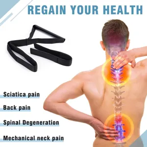 Y-vormige nek tractie riem voor halswervelkolom stretching en thuis rugpijn verlichting.
