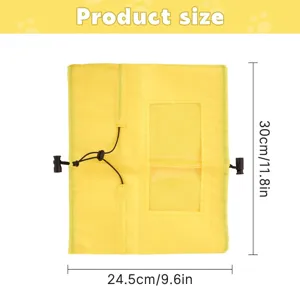 Waterproof dog ear protection cover bathing shower cap adjustable pet grooming tool size 30cm