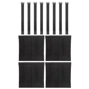 Bunk bed ladder pads and fixing straps detail showing black protective cushion parts.