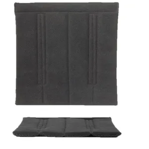 Bunk bed ladder mat anti-slip protective cushion with fixing straps black main view