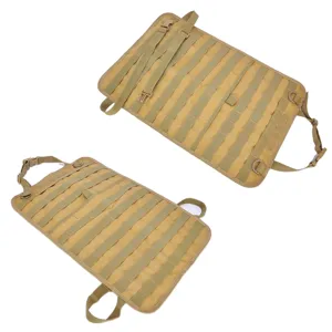 Organisateur de siege arriere de voiture tactique Molle panneau de rangement details