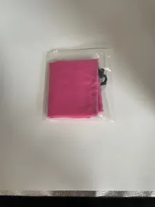 Waterproof dog shower cap pet bath ear cover adjustable pink head cover for bathing swimming