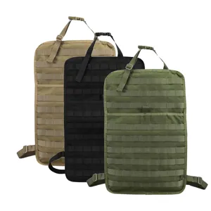 Organisateur de siege de voiture tactique Molle panneau rangement multifonctionnel durable.