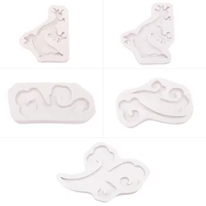 Chinesische Stil Wolke Welle Silikonform fuer Fondant Schokolade Kuchen Backen DIY.