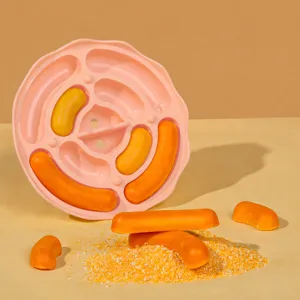 Silicone sausage mold for homemade baby food baking, safe and non-toxic design.