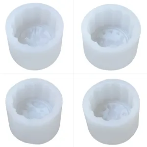 Molde de silicona para pastel de luna blanco cilindrico herramienta de reposteria vista principal
