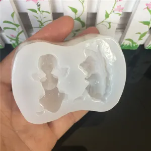 Silicone mold for resin clay angel sleeping baby wing DIY craft epoxy mold casting tool