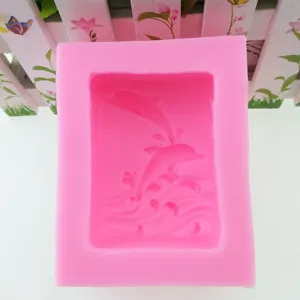 Stampo in silicone delfino rosa per torta fondente cioccolato cottura fai da te decoro