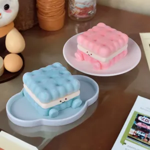 Stampo per Torta Mousse in Silicone per Biscotti Faccia Felice Carina Biscotto Sandwich Stampo da Forno DIY Strumento per Pasticceria