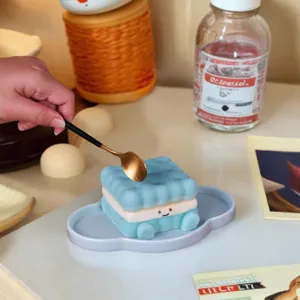 Stampo in silicone per torta mousse biscotto sandwich quadrato 3D cioccolato fai da te