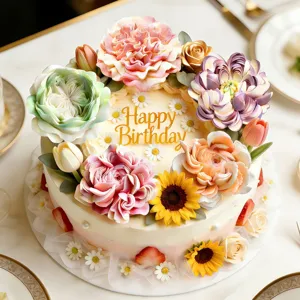 3D Blumen Silikonform für Mousse-Kuchen DIY Backen und Aromatherapie Kerze Hauptansicht