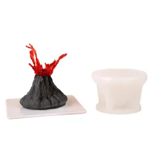 Moule en silicone volcan pour gateau mousse chocolat cuisson patisserie dessert DIY kit.