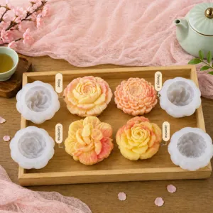 Blumen Silikonform für DIY Backen, Mousse, Kuchen, Pudding und Schokoladenherstellung.