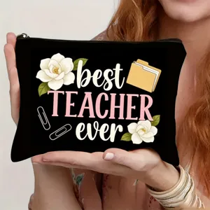 Kosmetiktasche Lehrerin Make up Tasche Reißverschluss Kulturbeutel Geschenk für Lehrer