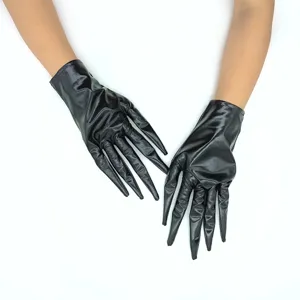 Guantes de Garra de Fantasma de Halloween Unisex Cuero PU Reflectante Dedo Largo Accesorios de Disfraz Cosplay Accesorios de Fiesta
