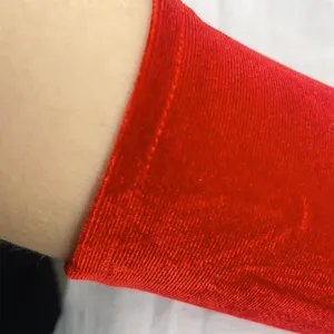 Long red velvet gloves winter warm vintage 1920 style opera evening party performance apparel