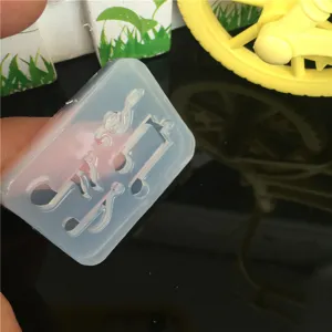 Silicone miniature music note epoxy resin mold for DIY handmade jewelry crafts making.
