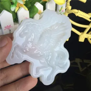 Pegasus silicone mold for DIY epoxy resin craft, flexible resin casting mold detail view.
