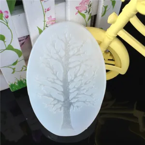 Siliconen Hars Gietvorm Boomtak Vorm Kerstboom DIY Sieraden Decoratie Handgemaakte Spiegeloppervlak Siliconen Vorm Tool