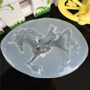 Silicone mold for resin casting, pegasus unicorn shape DIY handmade craft tool accessory.
