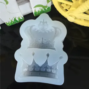 Siliconen kroon mal voor hars UV lijm en handgemaakte klei DIY ambachtelijke accessoires detail.