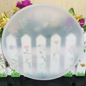 Detailed view of translucent silicone clock mold with engraved zodiac marks for resin crafts.