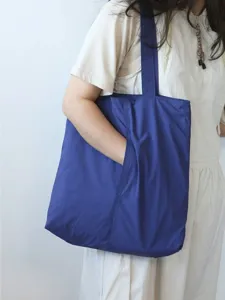 Japanese retro waterproof nylon shoulder tote bag large capacity casual travel handbag main