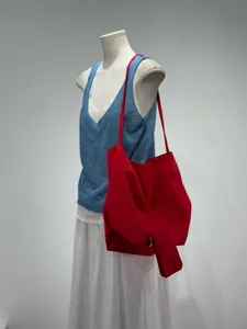 Donne Grande Capacità Nylon Borsa Tote Casual Commuter Borsa a Tracolla Tinta Unita Borsa a Mano
