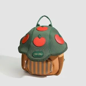 Süßer Pilz-Kinderrucksack, mini leichter Kindergarten-Schulrucksack für Jungen und Mädchen.
