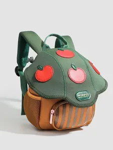 Niedlicher Pilz Design Kinder Rucksack leicht Kleinkind Schulranzen mit praktischer Fronttasche