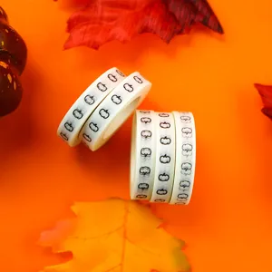 Halloween black pumpkin washi tape decorative adhesive masking tape for planner journal craft