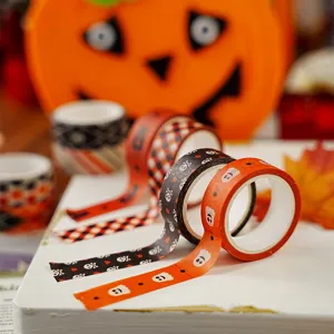 Halloween Washi Klebeband Set dekorative Masking Tapes für DIY Tagebuch Scrapbook Sticker