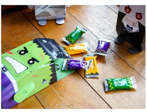 Halloween candy gift paper boxes set creative spooky monster packaging decorative boxes