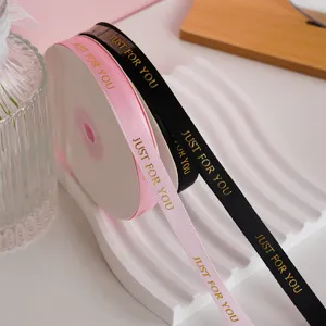 Nastro Just For You Stampato a Caldo Nastro Decorativo DIY Fiocco Confezione Regalo
