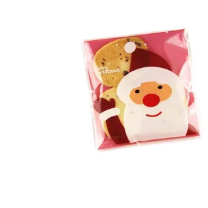 Weihnachten Weihnachtsmann Backverpackungskeksbeutel OPP Selbstversiegelungsbeutel