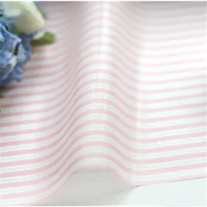 Fresh Striped Food Grade Greaseproof Paper Baking Liner Wrapping Paper Decorative Wrapper For Cupcake Basket Bakery Party Decor