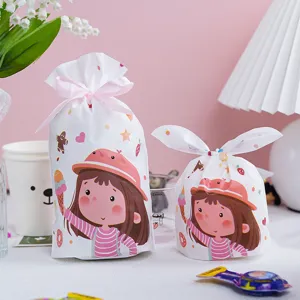 Bolsas de caramelos de dibujos animados para nougat, perfectas para regalos infantiles.