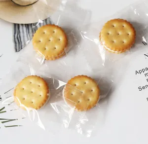 Bolsas de embalaje transparentes para turrón, galletas y dulces, bolsita de presentación.
