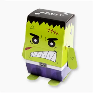 Halloween Frankenstein candy paper gift box creative funny packaging for holiday party decor