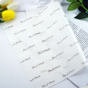 Greaseproof Baking Paper Sheets Hand Made Print Food Wrapping Paper Translucent Bread Candy Packaging For Kitchen