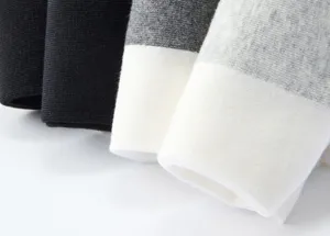 Men's breathable mid-calf socks detail shot, comfortable knit fabric, versatile everyday wear