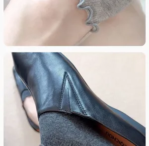 Thin lettuce edge cotton socks, breathable spring summer low cut anti slip socks.