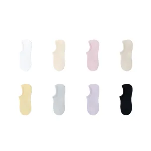 Women breathable shallow invisible boat socks multi-color set comfortable summer socks 8 pairs