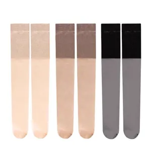 Women over-the-knee thin thigh high stockings anti-slip patchwork summer long socks set