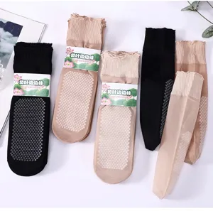 Baumwollboden Anti-Rutsch Rüschen Socken, bequemes lockeres Top-Design für den Alltag.