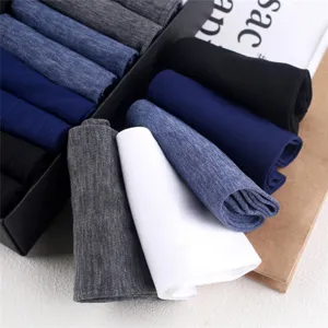 Men's breathable mid-tube socks in assorted colors, comfortable summer wear multipack.